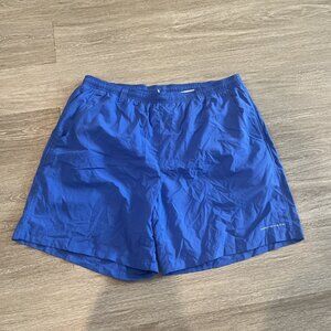 Columbia PFG Backcast III 8” Shorts Fishing Liner Blue FM4009 Mens XL Hiking